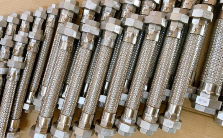 KHỚP NỐI MỀM INOX HAI ĐẦU REN 