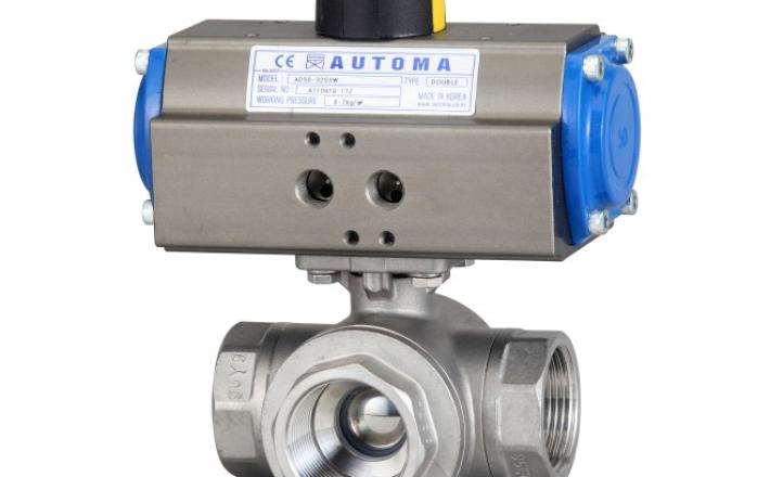 VAN BI 3 NGÃ INOX ĐẦU KHÍ