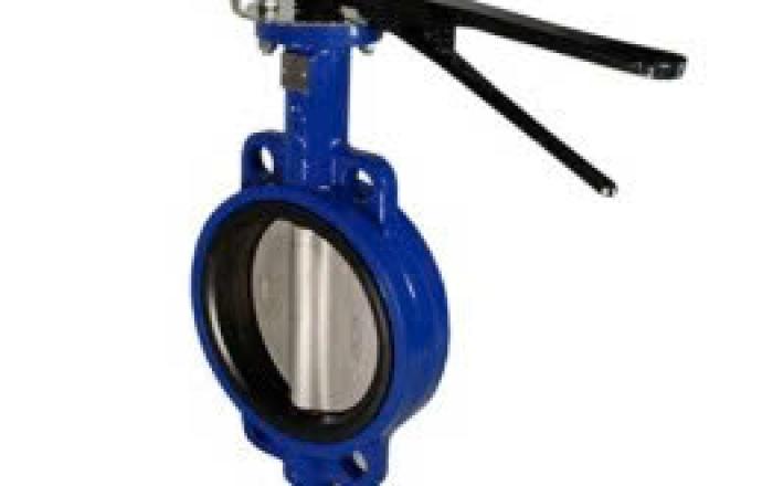 VAN BƯỚM TAY GẠT THÂN GANG CÁNH INOX 